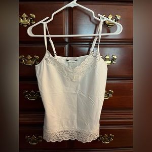 White House/Black Market - NWT; size Large, white tank top.